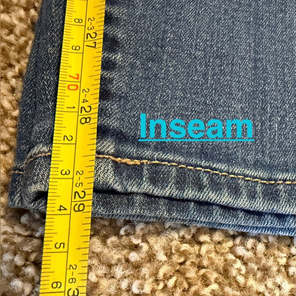 Pants Old Navy The Rockstar blue jeans size 14 regular - Picture 6 of 13